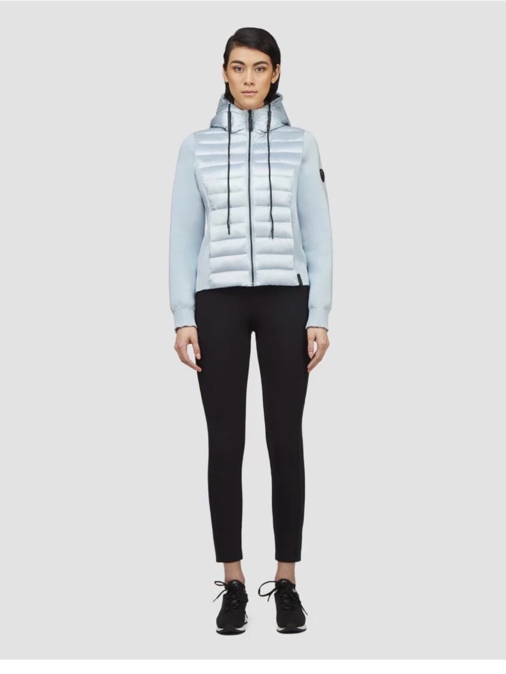 RUDSAK Light Blue Quilted Hooded Jacket - Women's